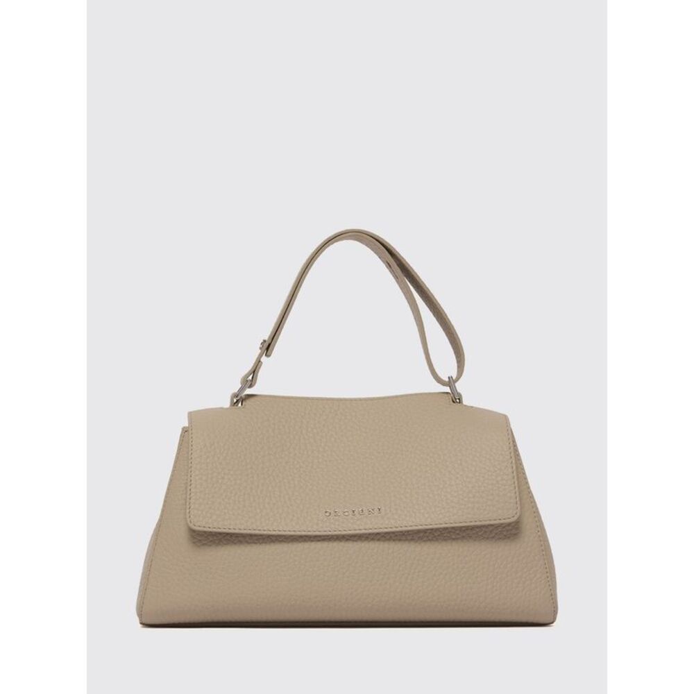 Orciani Women Hammered Leather Sveva Longuette Bag Orciani